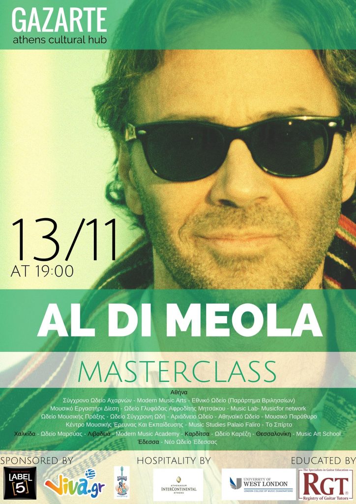 Masterclass AL DI MEOLA 